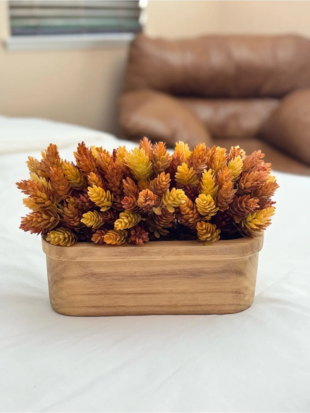 Threshold Autumnal Faux Succulent Planter